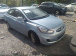 2013 Hyundai Accent Gls Light Blue vin: KMHCT4AE9DU481379