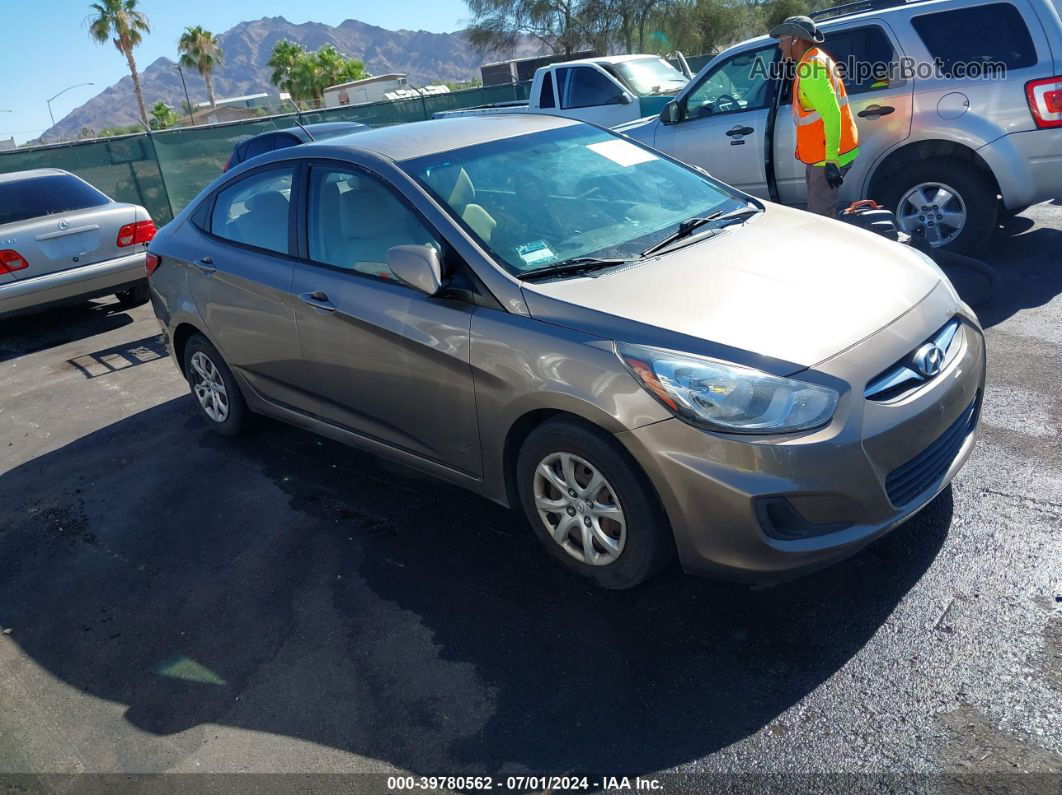 2013 Hyundai Accent Gls Gold vin: KMHCT4AE9DU521055