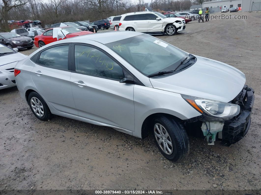 2014 Hyundai Accent Gls Silver vin: KMHCT4AE9EU651144