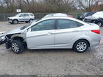 2014 Hyundai Accent Gls Silver vin: KMHCT4AE9EU651144