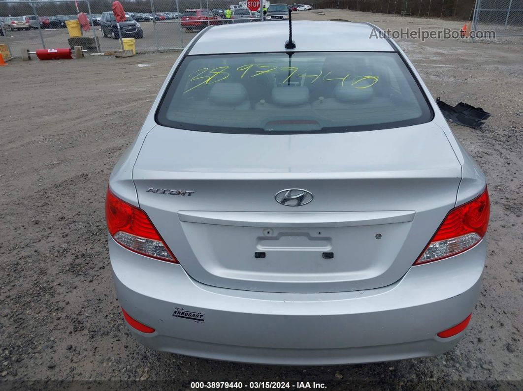 2014 Hyundai Accent Gls Silver vin: KMHCT4AE9EU651144