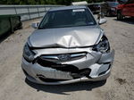 2014 Hyundai Accent Gls Silver vin: KMHCT4AE9EU675041