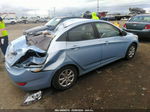 2014 Hyundai Accent Gls Blue vin: KMHCT4AE9EU696925