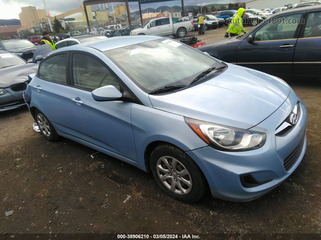 2014 Hyundai Accent Gls Blue vin: KMHCT4AE9EU696925