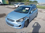 2014 Hyundai Accent Gls Синий vin: KMHCT4AE9EU717658