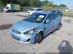 2014 Hyundai Accent Gls Blue vin: KMHCT4AE9EU717658