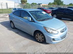 2014 Hyundai Accent Gls Синий vin: KMHCT4AE9EU717658