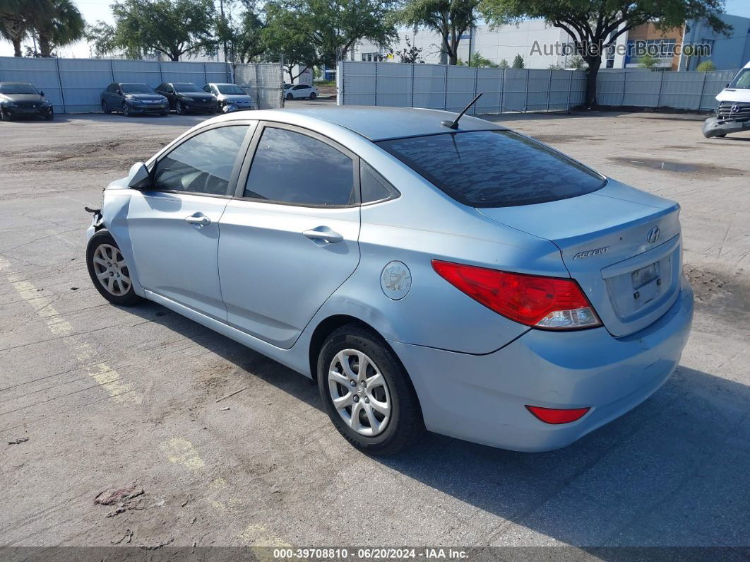 2014 Hyundai Accent Gls Blue vin: KMHCT4AE9EU717658