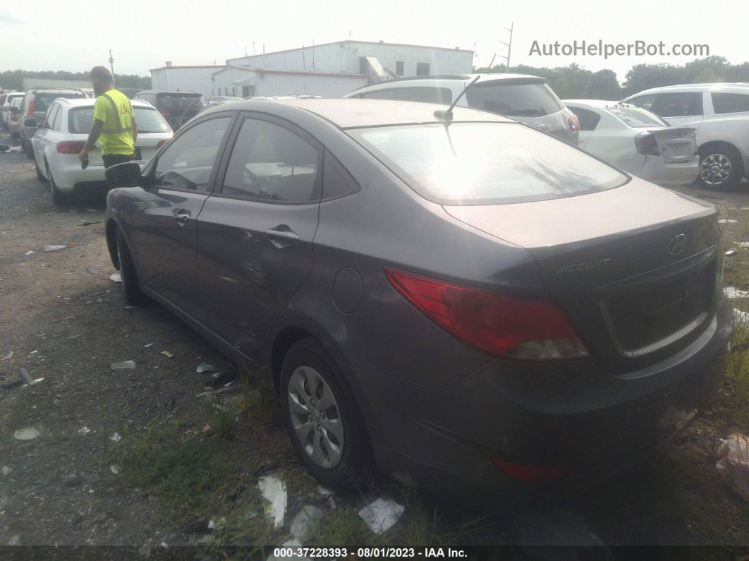 2015 Hyundai Accent Gls Gray vin: KMHCT4AE9FU796203