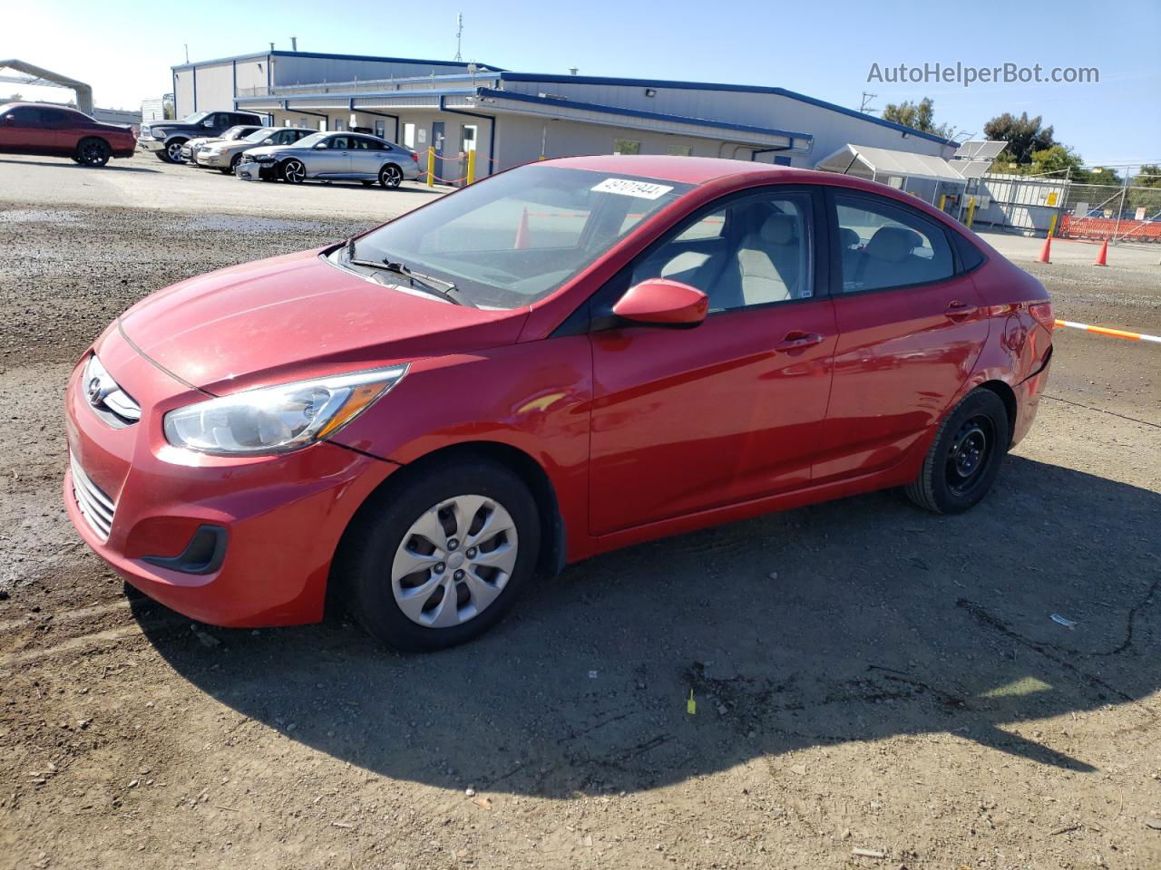 2015 Hyundai Accent Gls Red vin: KMHCT4AE9FU800105