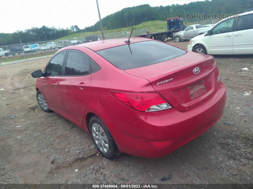 2015 Hyundai Accent Gls Red vin: KMHCT4AE9FU800931