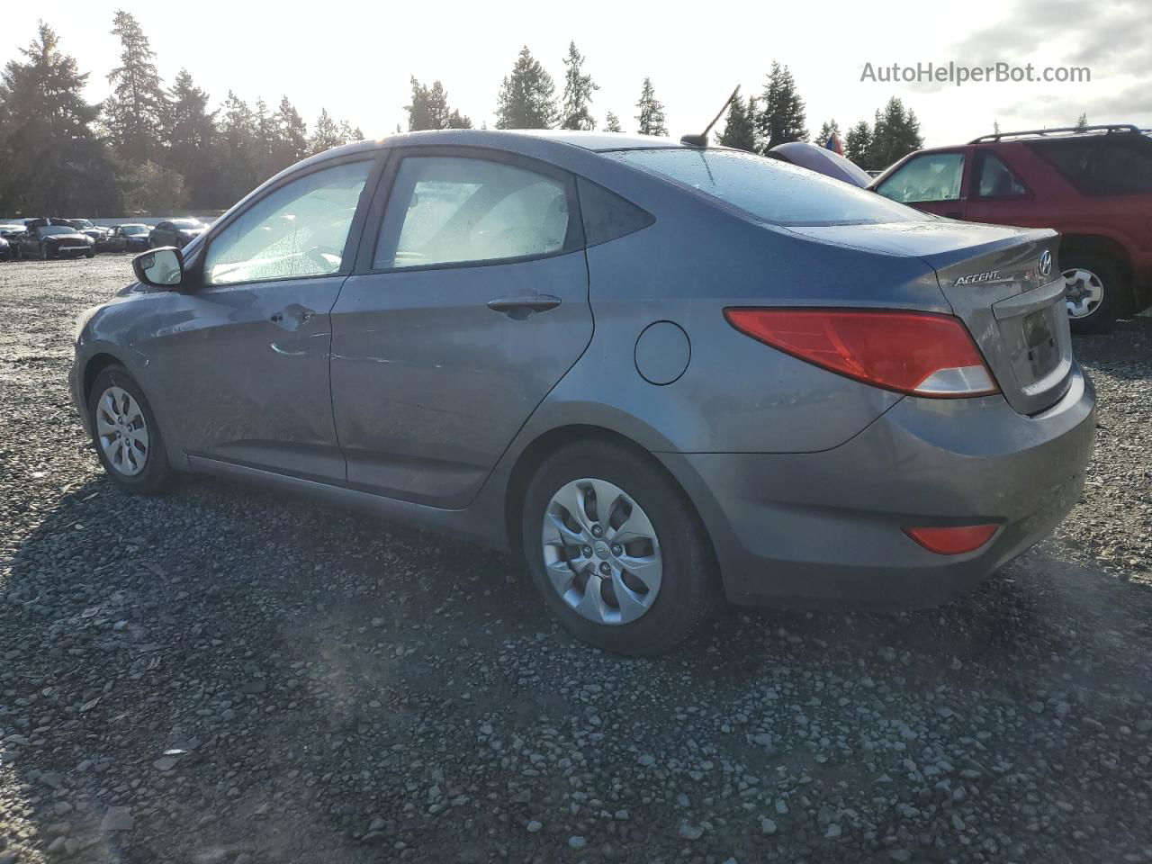 2015 Hyundai Accent Gls Charcoal vin: KMHCT4AE9FU835114