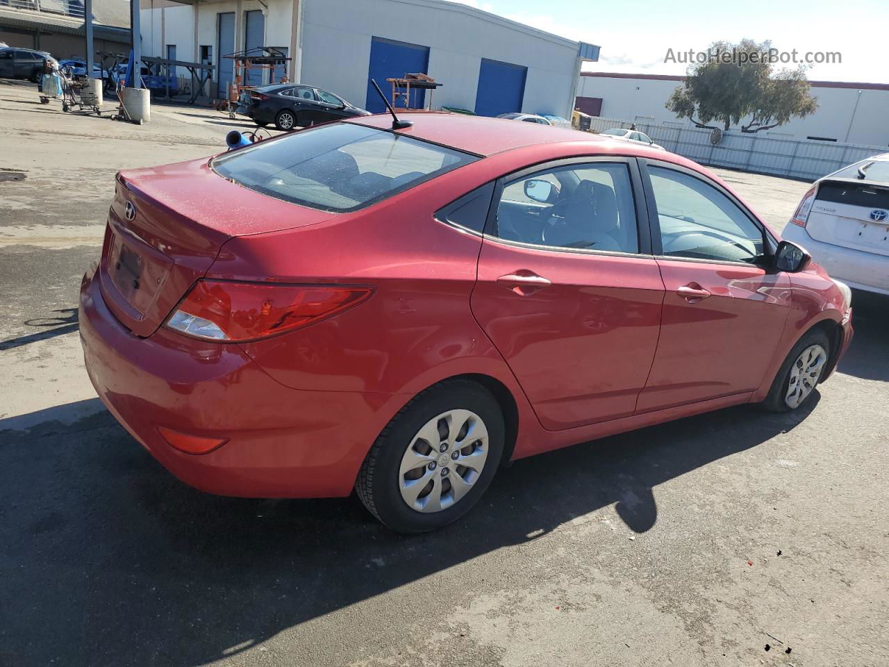 2015 Hyundai Accent Gls Red vin: KMHCT4AE9FU835145