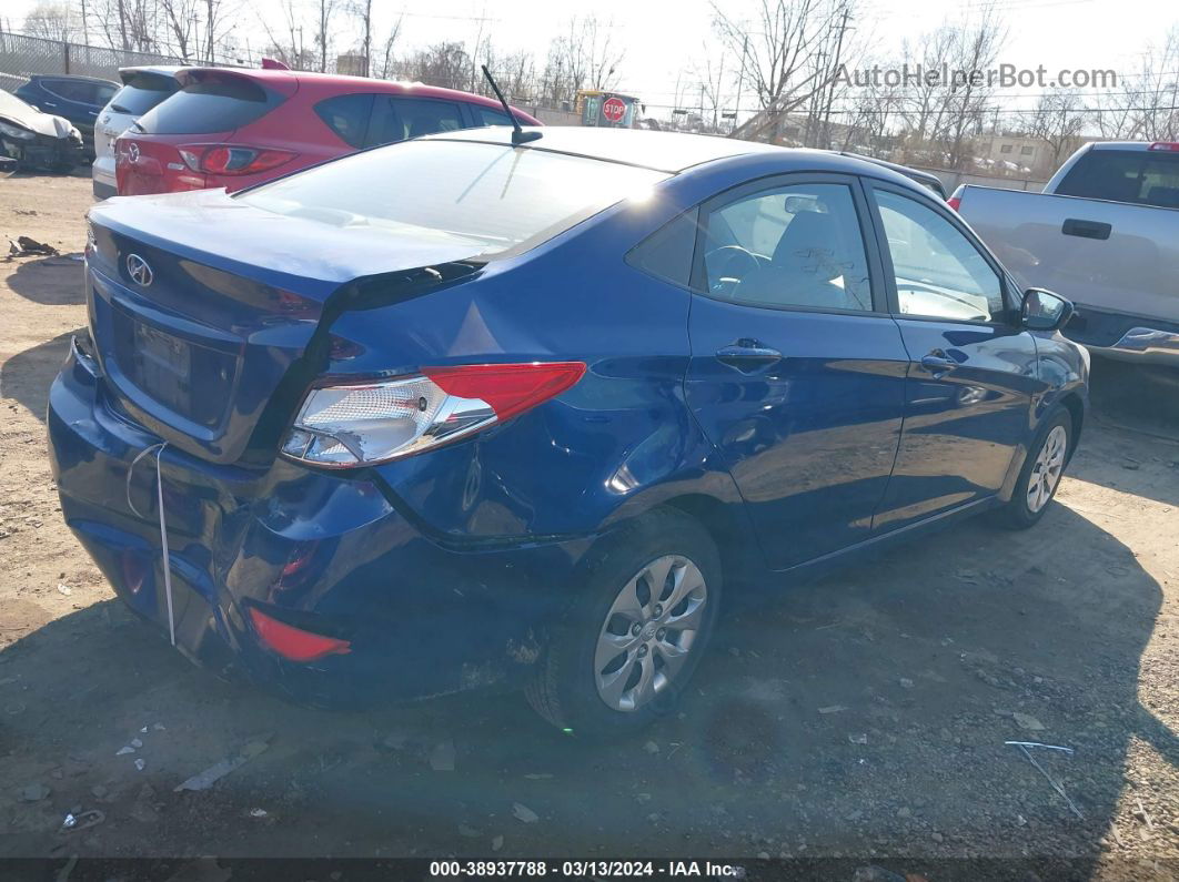 2015 Hyundai Accent Gls Blue vin: KMHCT4AE9FU859798