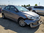 2015 Hyundai Accent Gls Silver vin: KMHCT4AE9FU860885