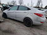 2015 Hyundai Accent Gls Silver vin: KMHCT4AE9FU875824