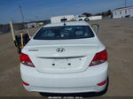 2015 Hyundai Accent Gls White vin: KMHCT4AE9FU883003