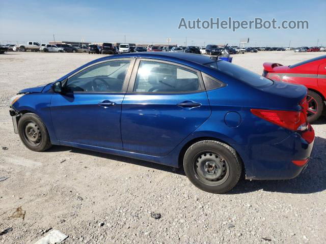 2015 Hyundai Accent Gls Синий vin: KMHCT4AE9FU884555