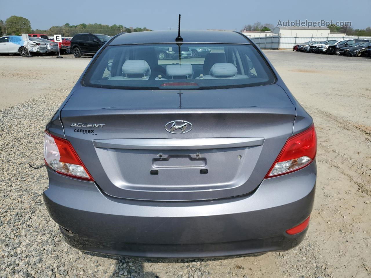 2015 Hyundai Accent Gls Gray vin: KMHCT4AE9FU912130