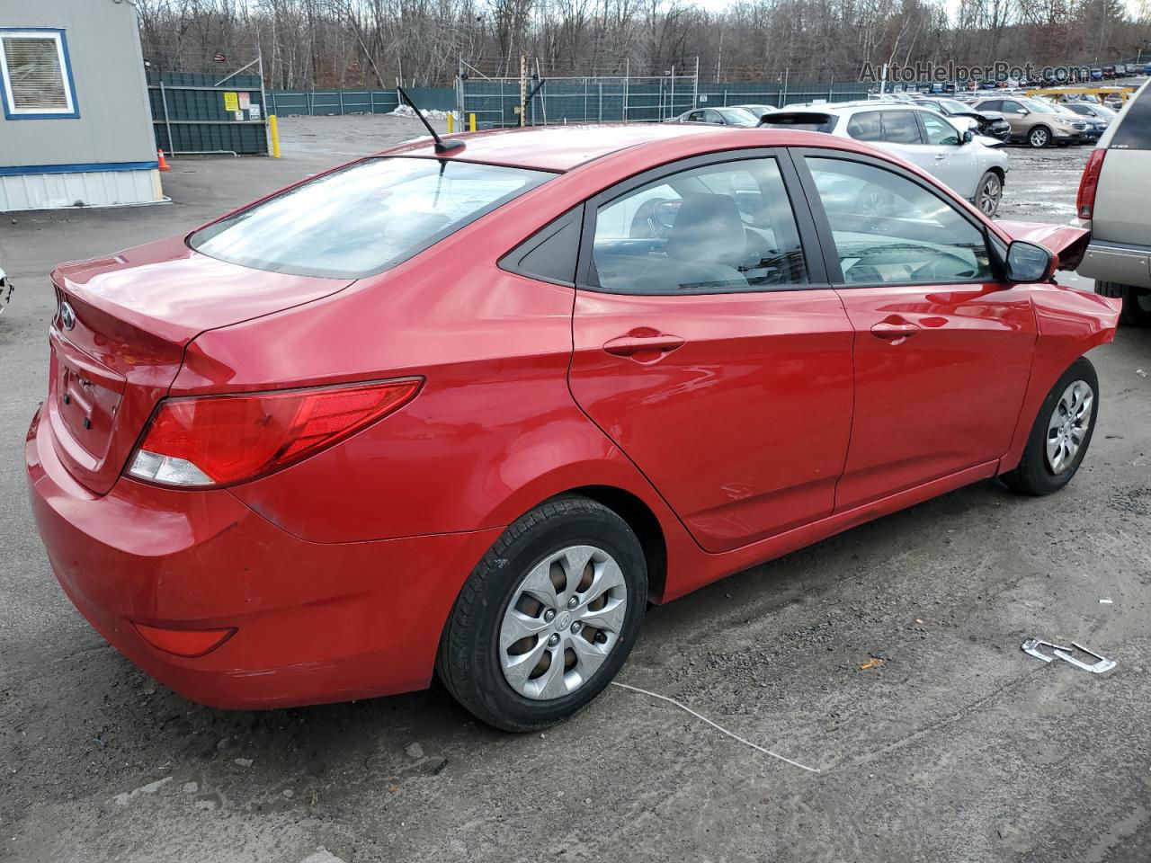 2015 Hyundai Accent Gls Red vin: KMHCT4AE9FU917778