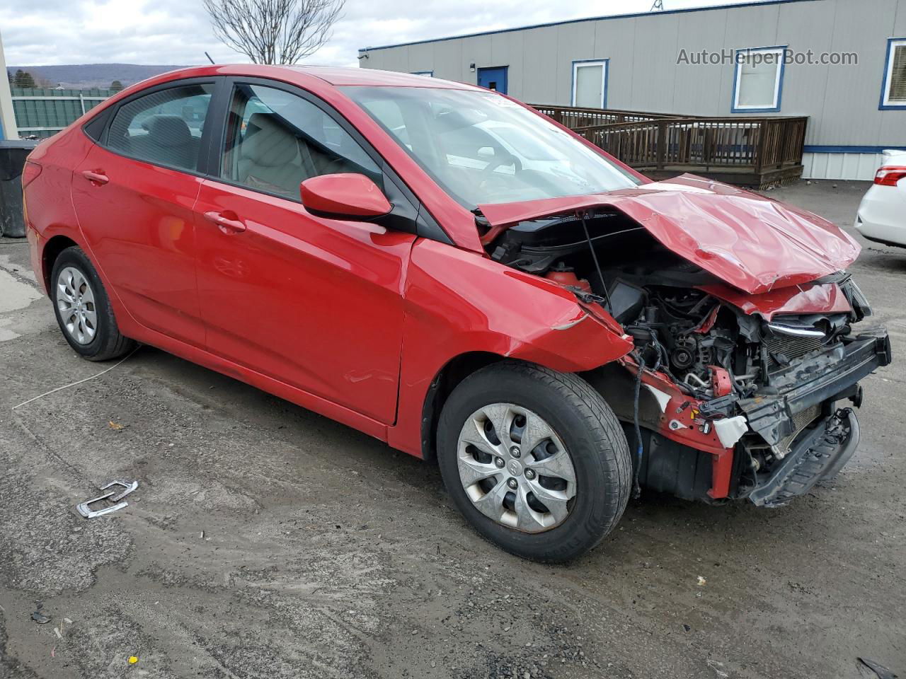 2015 Hyundai Accent Gls Red vin: KMHCT4AE9FU917778