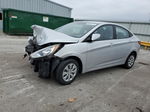 2015 Hyundai Accent Gls Silver vin: KMHCT4AE9FU924956