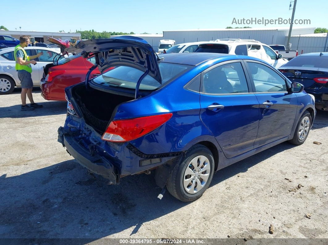 2015 Hyundai Accent Gls Синий vin: KMHCT4AE9FU925492