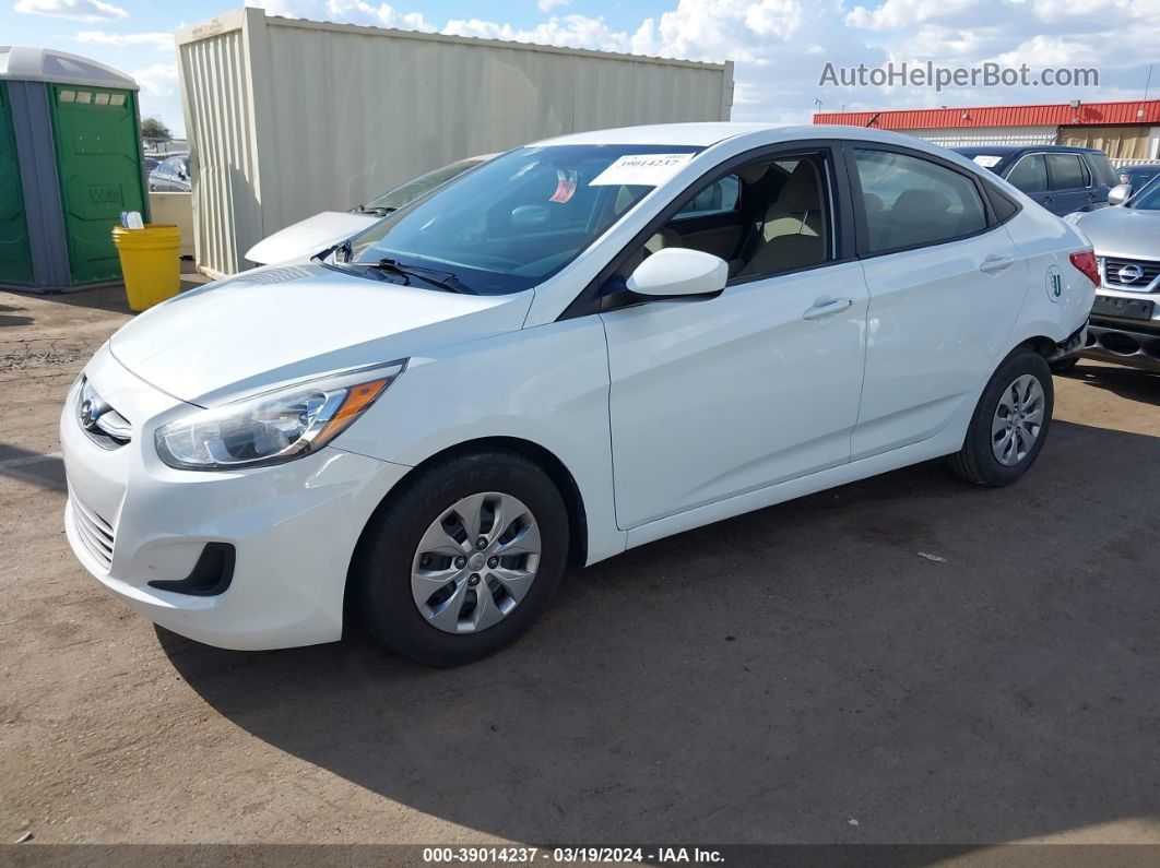 2015 Hyundai Accent Gls White vin: KMHCT4AE9FU927727