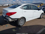 2015 Hyundai Accent Gls White vin: KMHCT4AE9FU927727