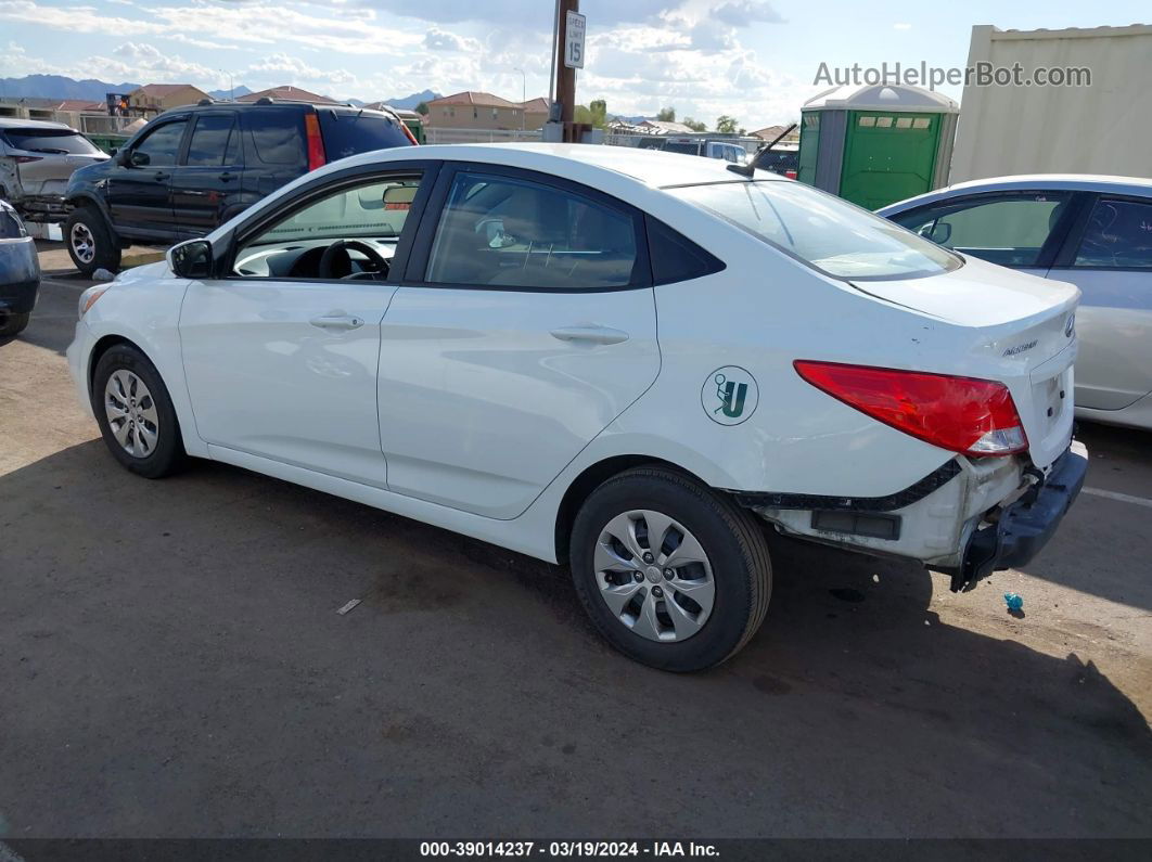 2015 Hyundai Accent Gls White vin: KMHCT4AE9FU927727