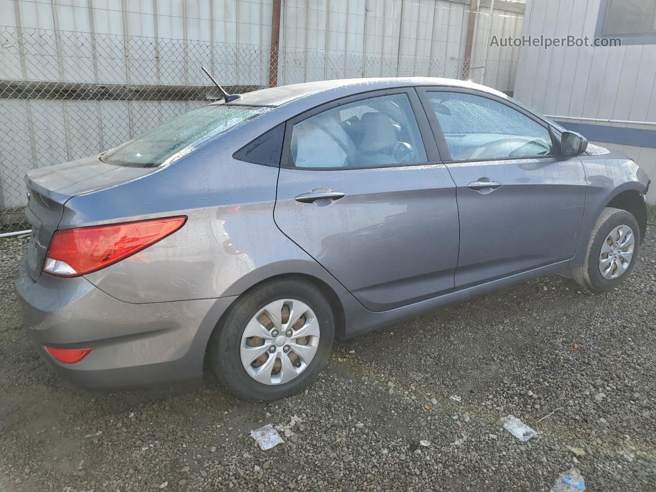 2016 Hyundai Accent Se Gray vin: KMHCT4AE9GU013706