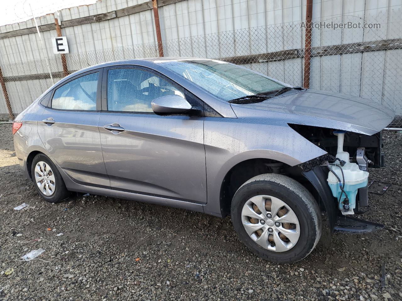 2016 Hyundai Accent Se Серый vin: KMHCT4AE9GU013706