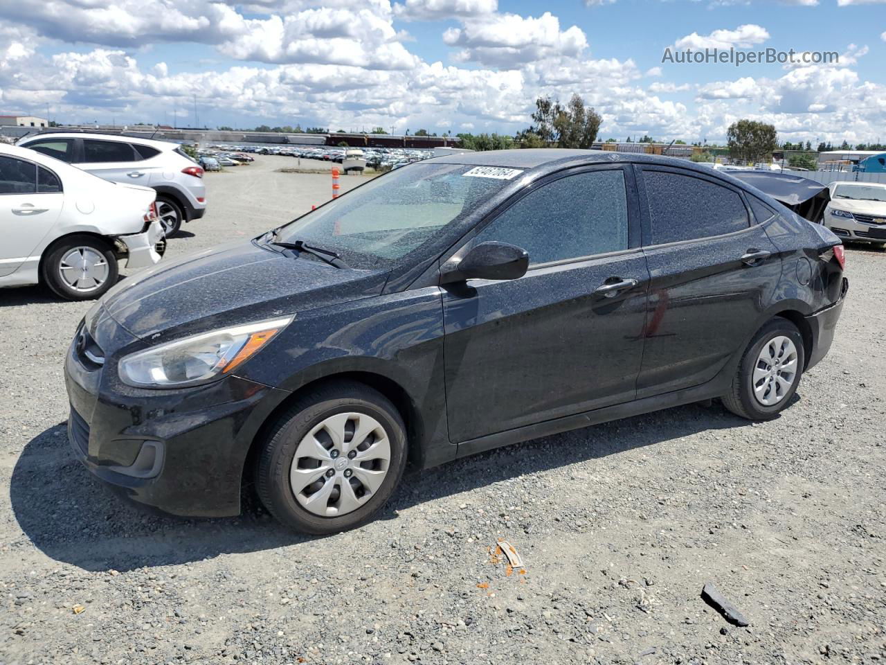 2016 Hyundai Accent Se Black vin: KMHCT4AE9GU015391