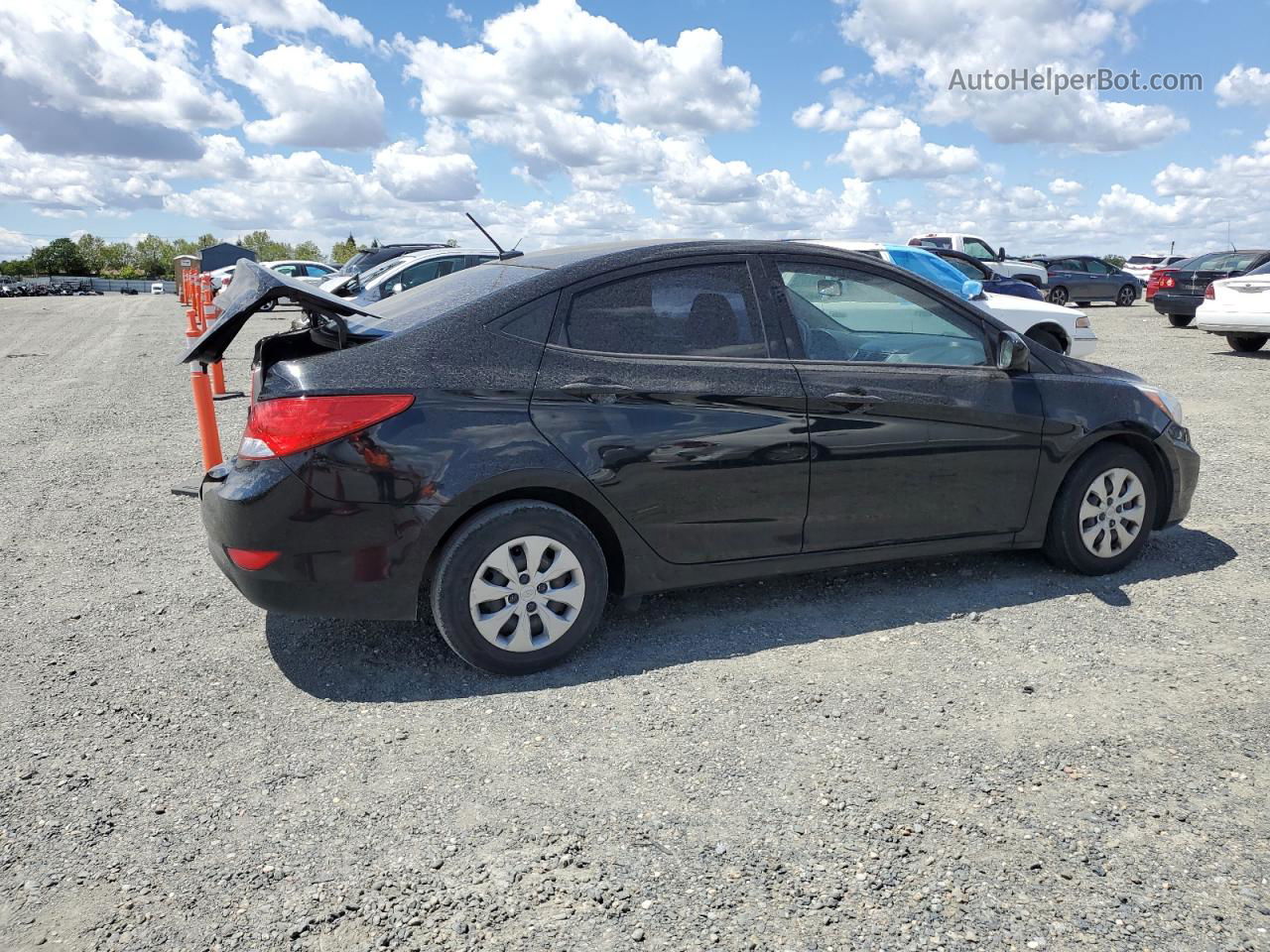 2016 Hyundai Accent Se Black vin: KMHCT4AE9GU015391