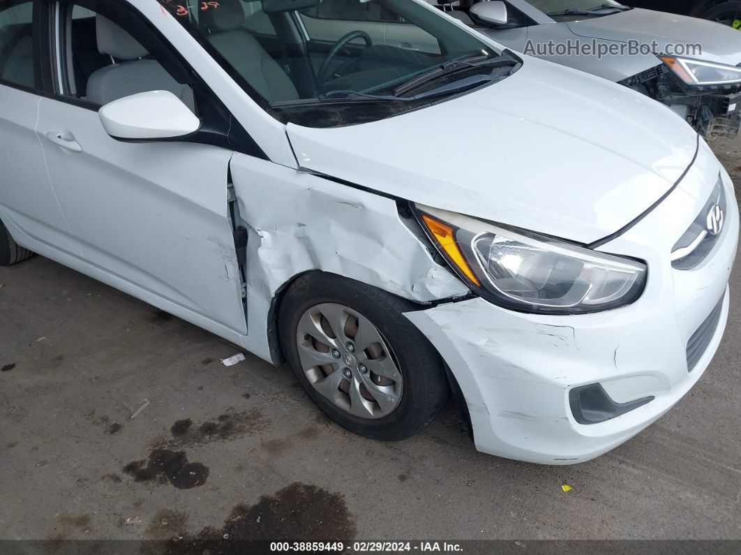 2016 Hyundai Accent Se White vin: KMHCT4AE9GU031641