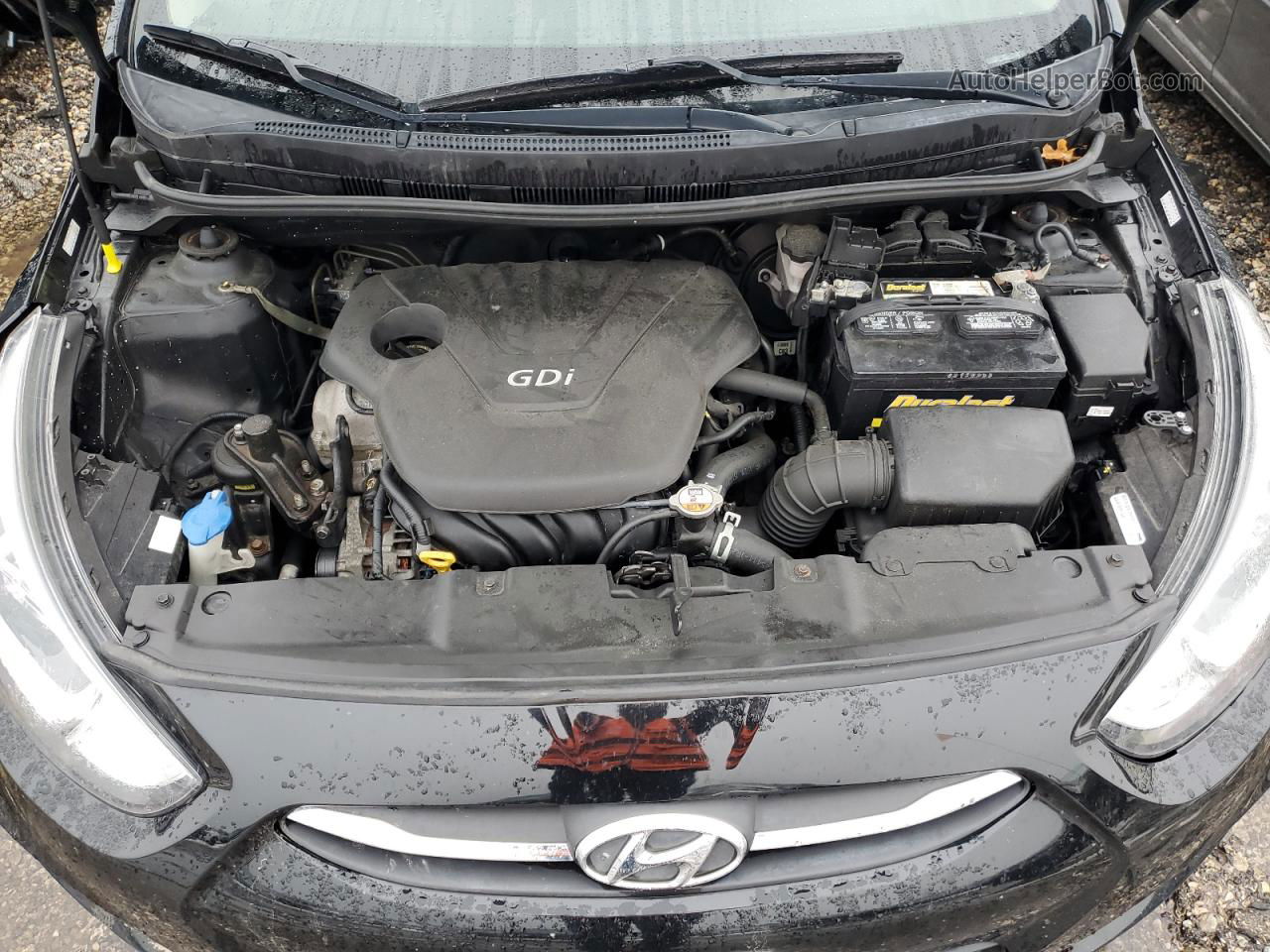 2016 Hyundai Accent Se Черный vin: KMHCT4AE9GU064025