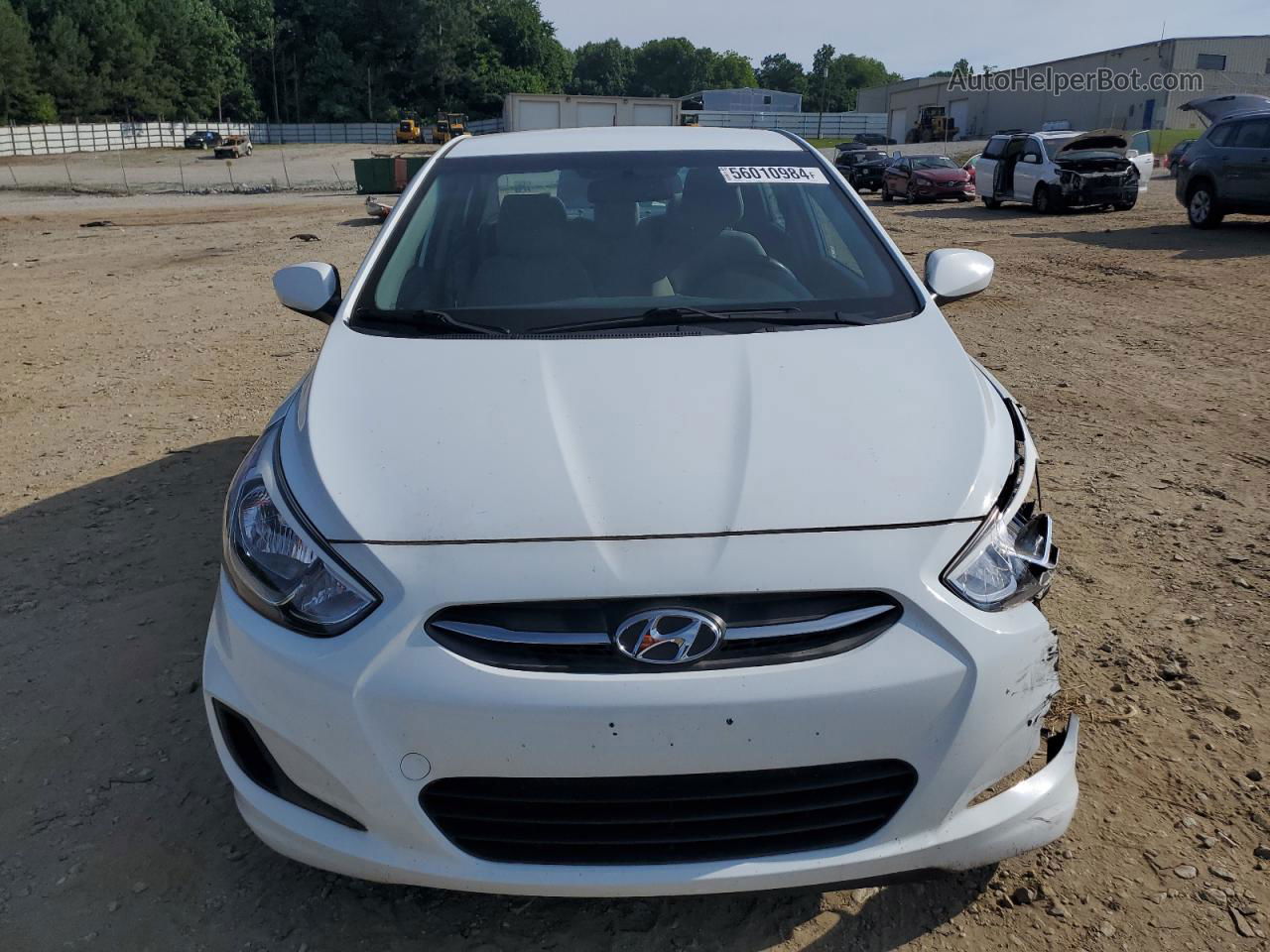 2016 Hyundai Accent Se White vin: KMHCT4AE9GU075834