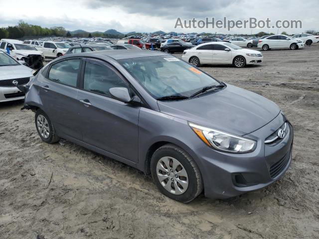 2016 Hyundai Accent Se Gray vin: KMHCT4AE9GU077261