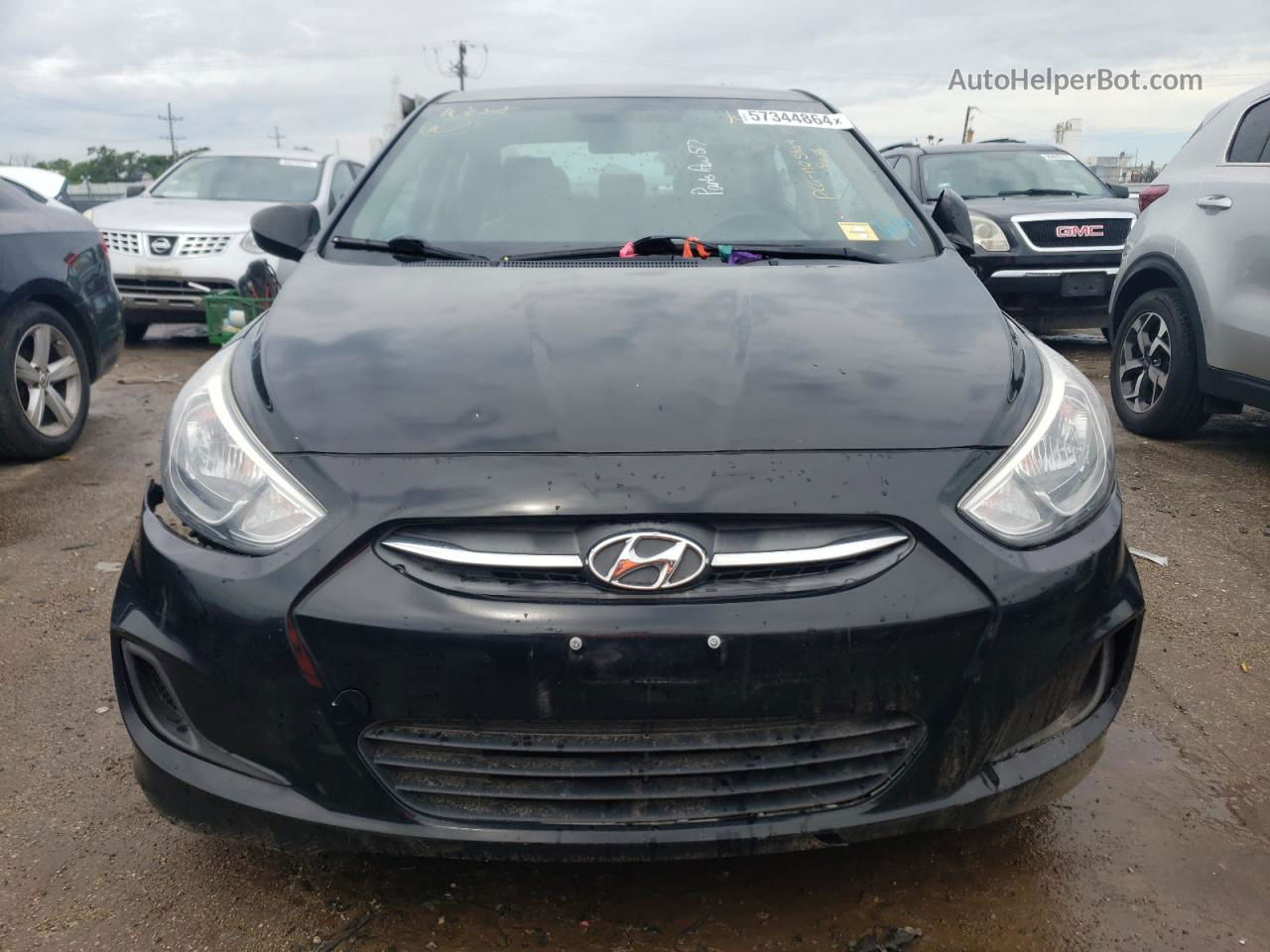 2016 Hyundai Accent Se Black vin: KMHCT4AE9GU078622