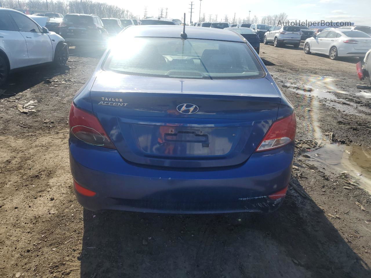 2016 Hyundai Accent Se Blue vin: KMHCT4AE9GU094626