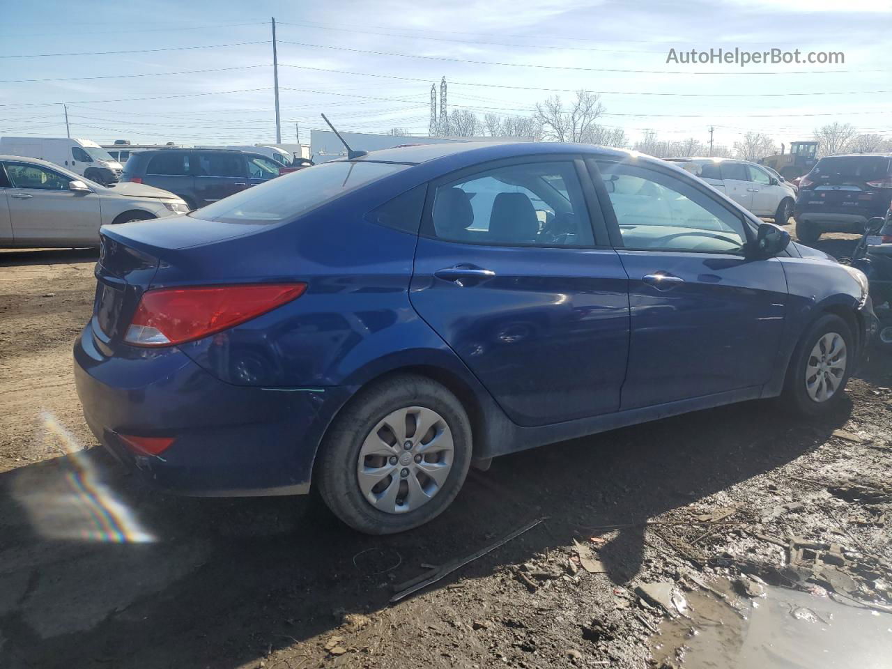 2016 Hyundai Accent Se Blue vin: KMHCT4AE9GU094626