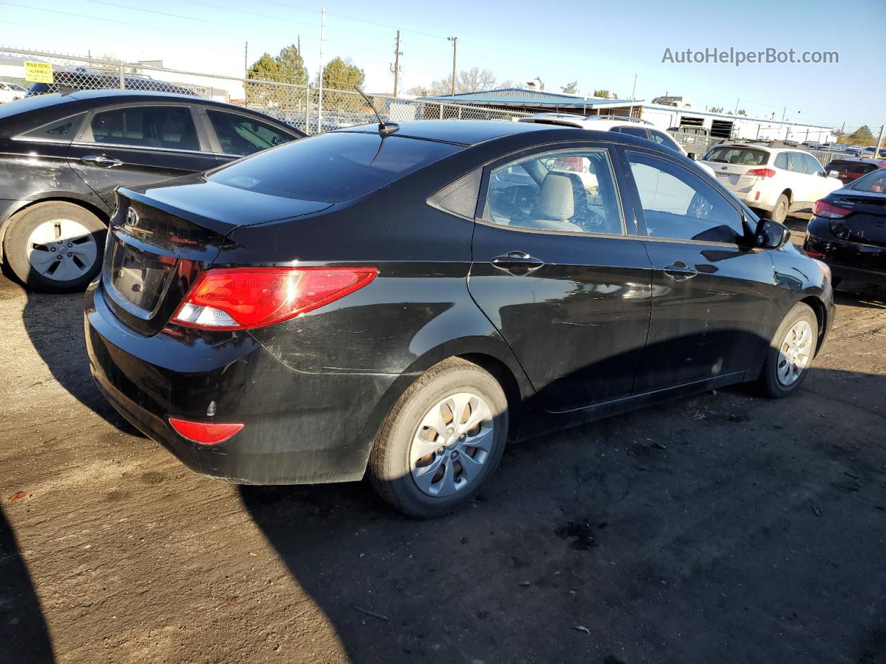 2016 Hyundai Accent Se Black vin: KMHCT4AE9GU123042