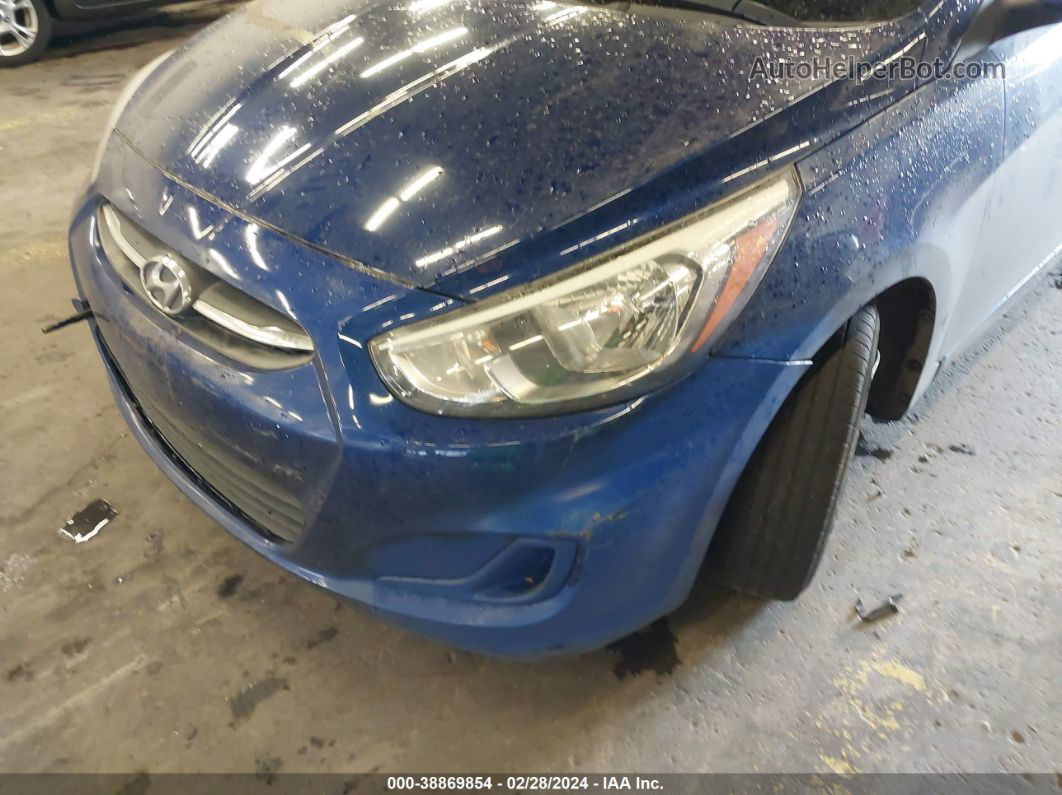 2016 Hyundai Accent Se Синий vin: KMHCT4AE9GU124613