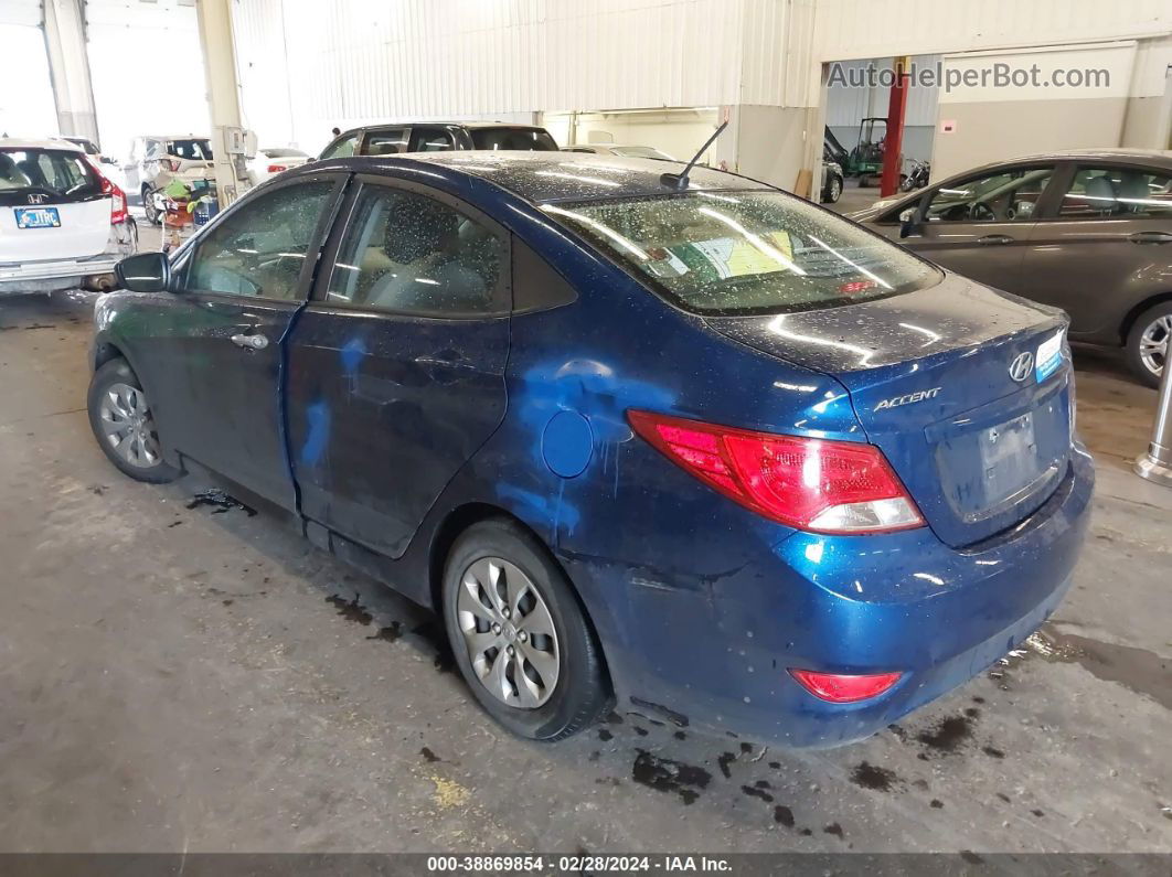 2016 Hyundai Accent Se Blue vin: KMHCT4AE9GU124613