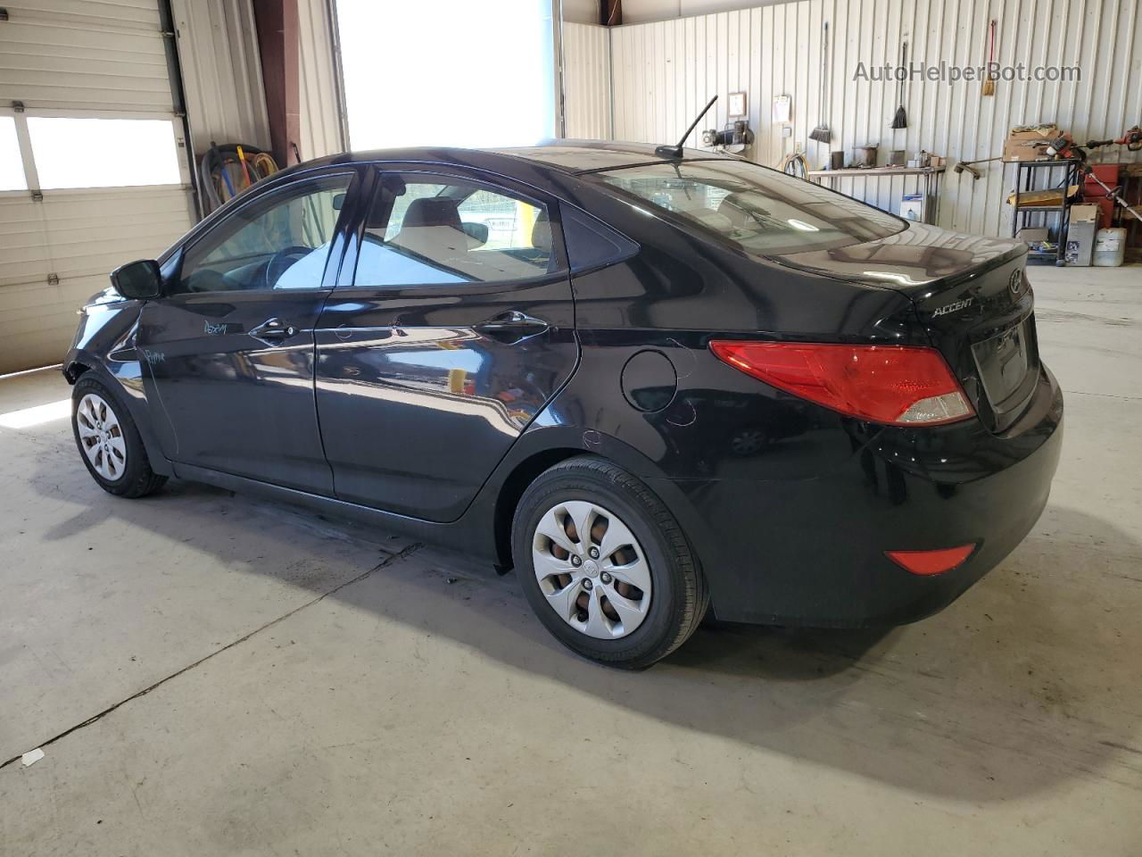 2016 Hyundai Accent Se Черный vin: KMHCT4AE9GU143470