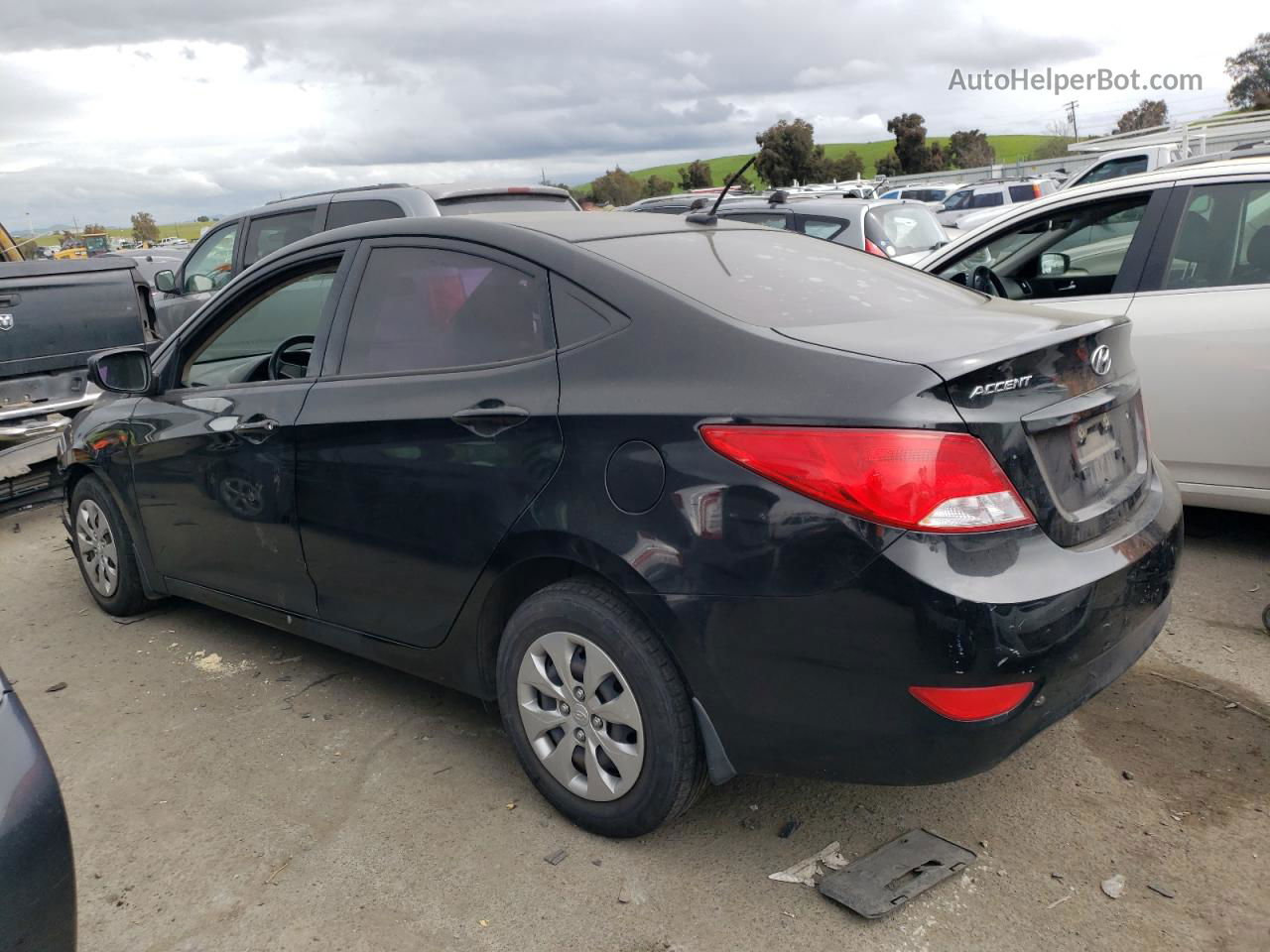 2016 Hyundai Accent Se Black vin: KMHCT4AE9GU159572