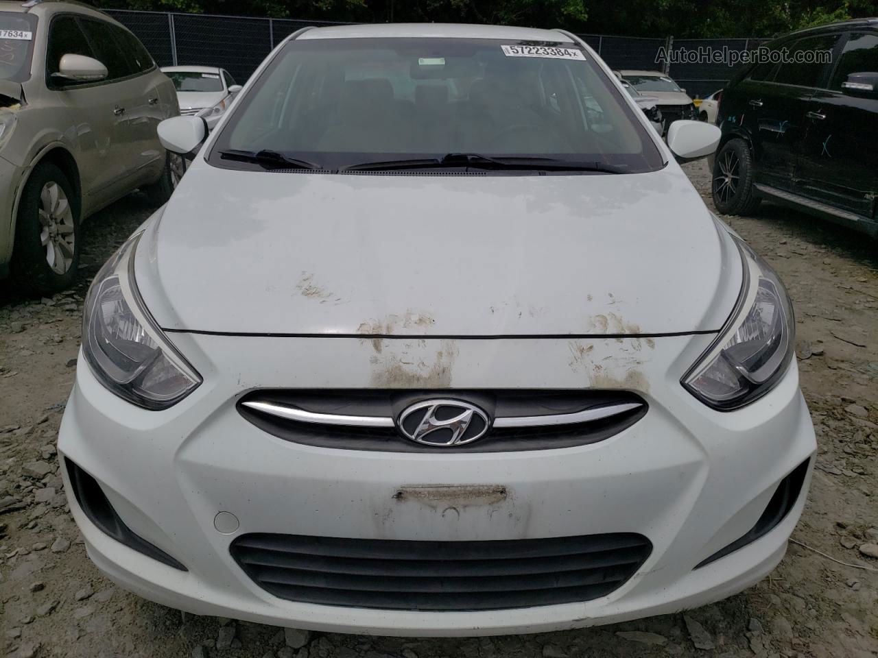 2016 Hyundai Accent Se White vin: KMHCT4AE9GU163671