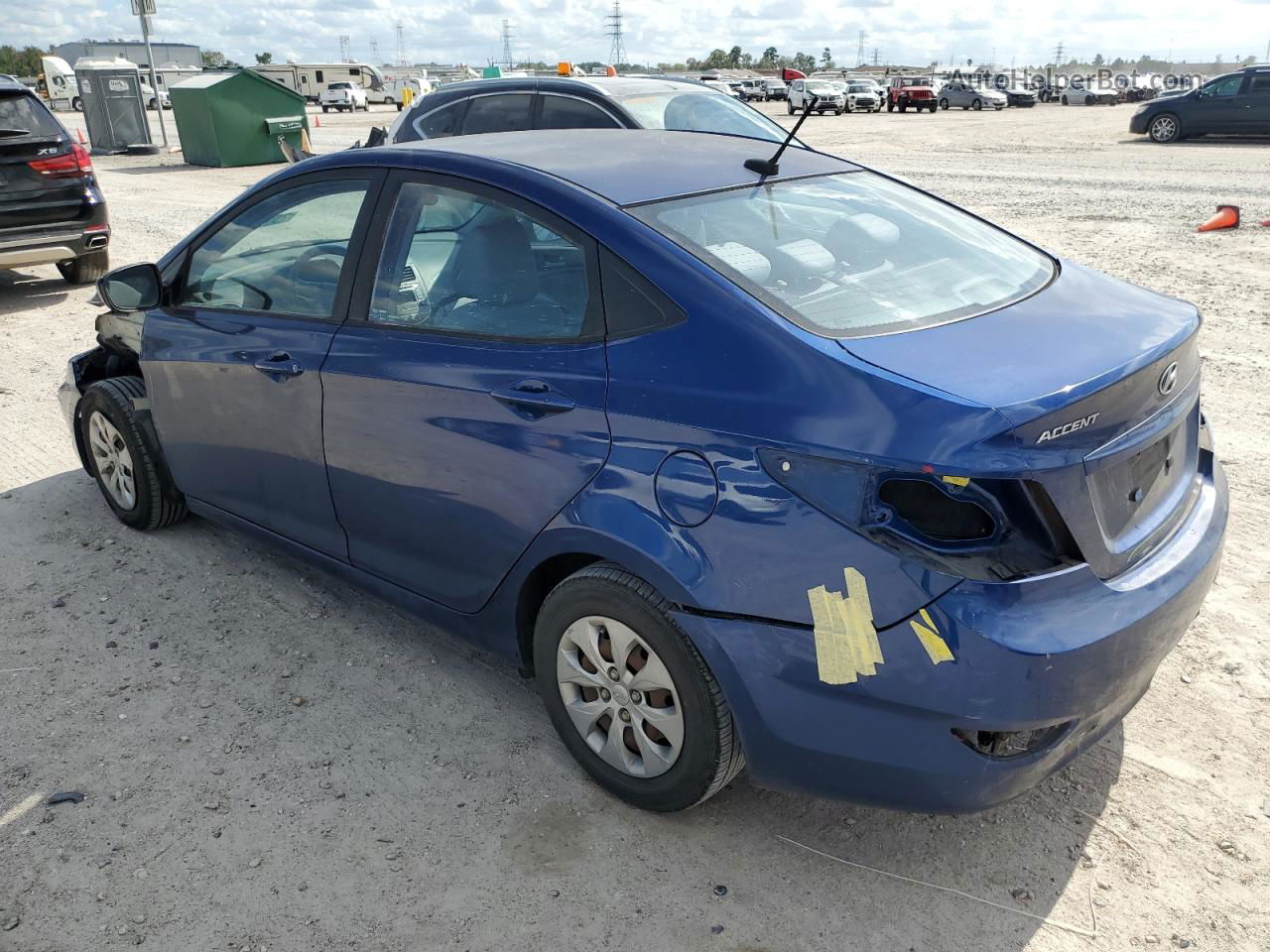 2016 Hyundai Accent Se Blue vin: KMHCT4AE9GU943119