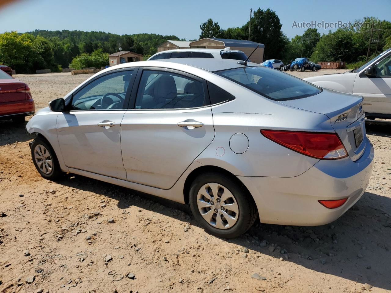 2016 Hyundai Accent Se Silver vin: KMHCT4AE9GU973351