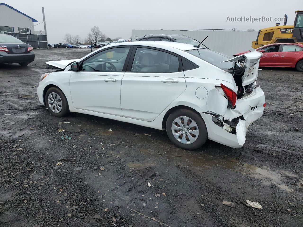 2016 Hyundai Accent Se White vin: KMHCT4AE9GU976265